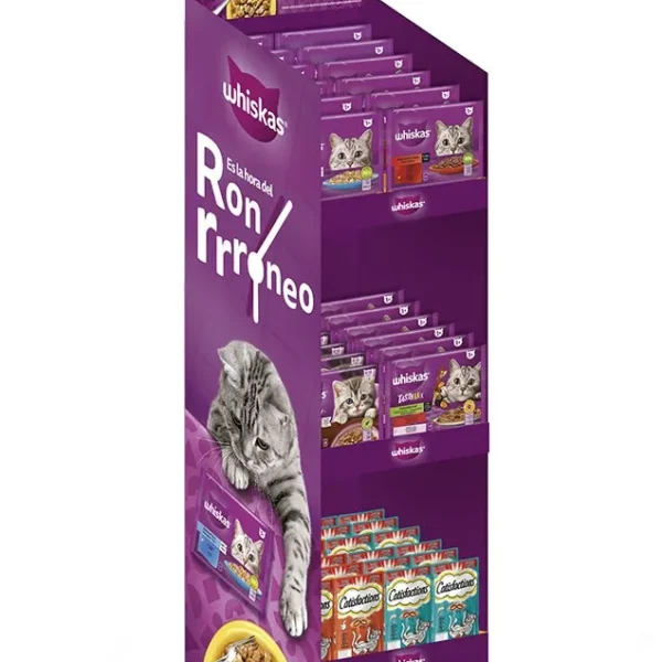 Expositor whisku sexto cat day 2024: alimento húmedo saludable para gatos