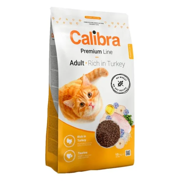 Calibra cat premium adulto pavo 10kg - alimento seco saludable para gatos