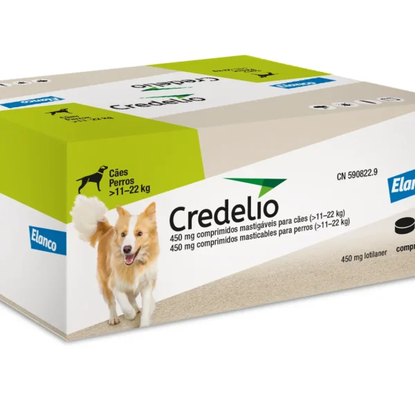 Credelio masticable perro 450mg 11-22kg 18 comprimidos