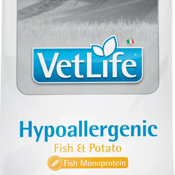 Farmina vet life dog hipoalergénico pescado 2kg: alimento premium para perros sensibles