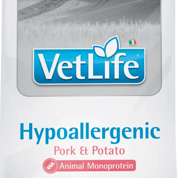 Pienso hipoalergénico para perros adultos farmina vet life cerdo 2kg