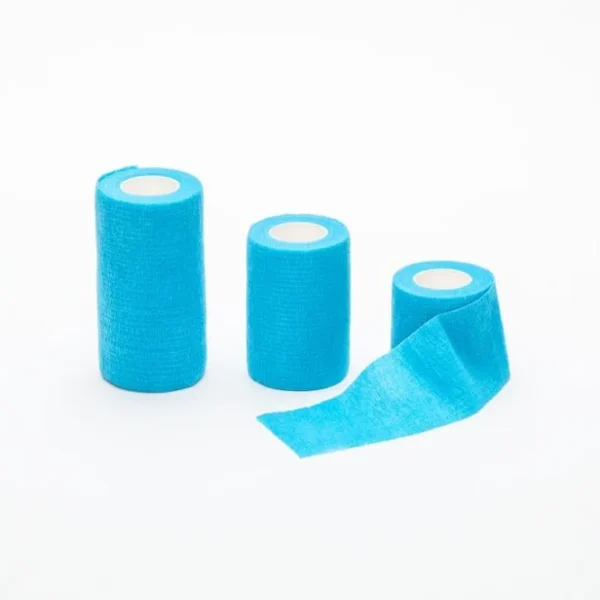 Cohesief verband 7,5 cm x 4,5 m blauw 1 stuk covetrus