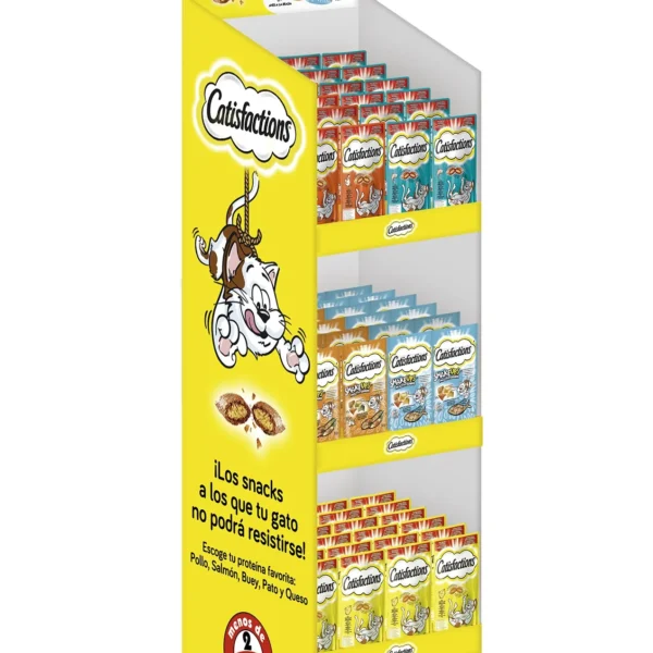 Mars expositor catisfactions 2024: snacks saludables para gatos a 1,50€