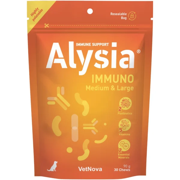 Alysia immuno medium & large 30 chews (ndr)