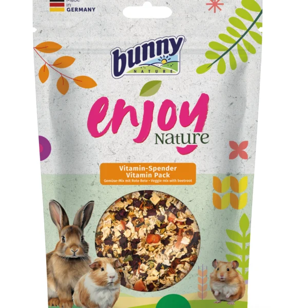 Bunny snacks enjoy nature vitaminas 6x90 gramos