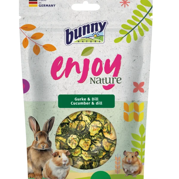 Bunny snacks enjoy nature pepino y eneldo 6x40 gramos