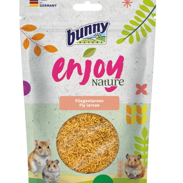 Bunny snacks enjoy nature larvas de mosca 7x40 gramos