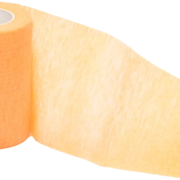 Cohesief verband 7,5 cm x 4,5 m oranje 1 stuk covetrus