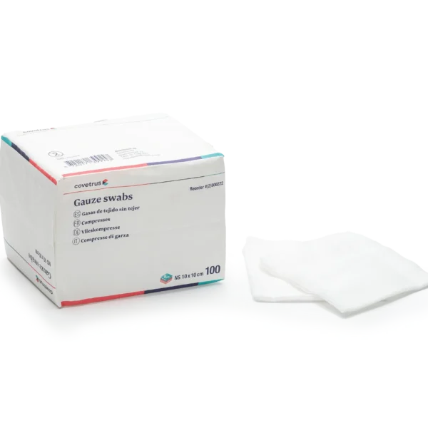 Gasas no esteril 8 pliegues 10 x 10cm 100ud covetrus