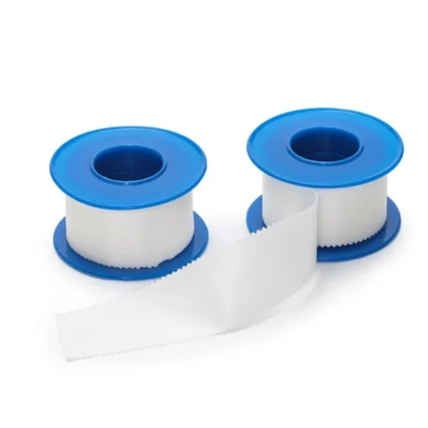 Esparadrapo seda blanco 1,25x5m 18u covetrus