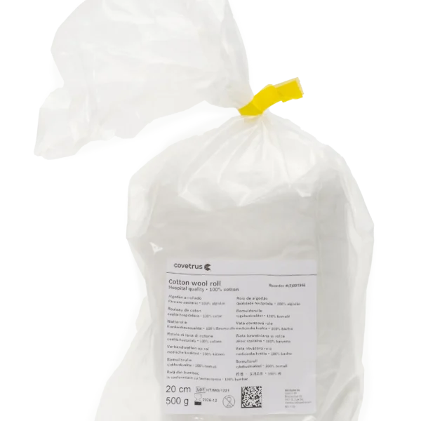 Rollo de algodon 20cmx35m 500 gramos covetrus