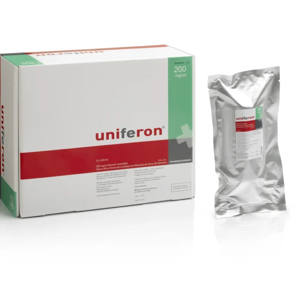 Uniferon 200mg/ml solucion inyectable 200ml
