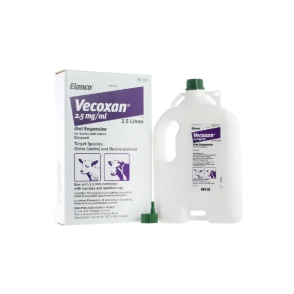 Vecoxan suspension oral 2,5mg/ml 2,5litro