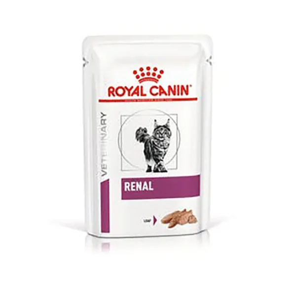 Royal vet feline renal: pack 12x85gr para cuidado renal de gatos