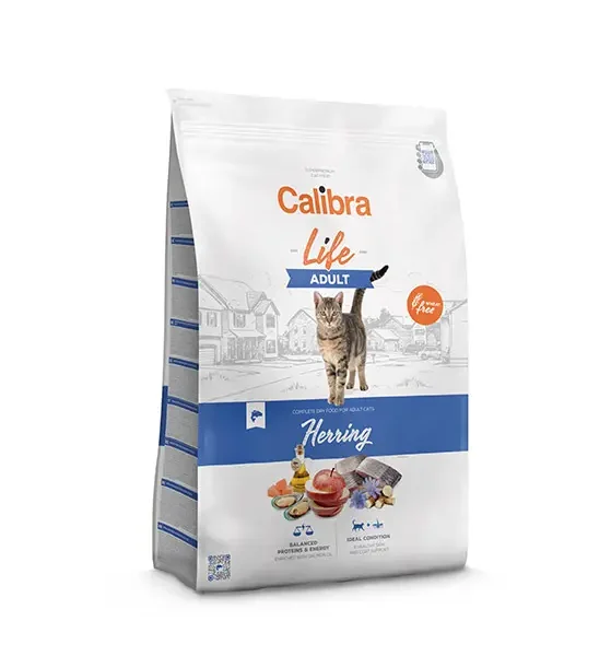 Calibra cat life adulto arenque 1.5kg - alimento seco saludable para gatos