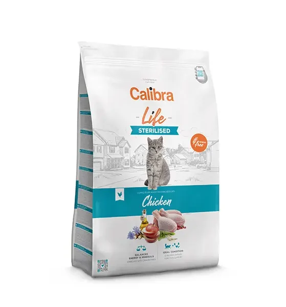 Calibra cat life sterilised pollo 1.5kg - alimento seco saludable para gatos esterilizados