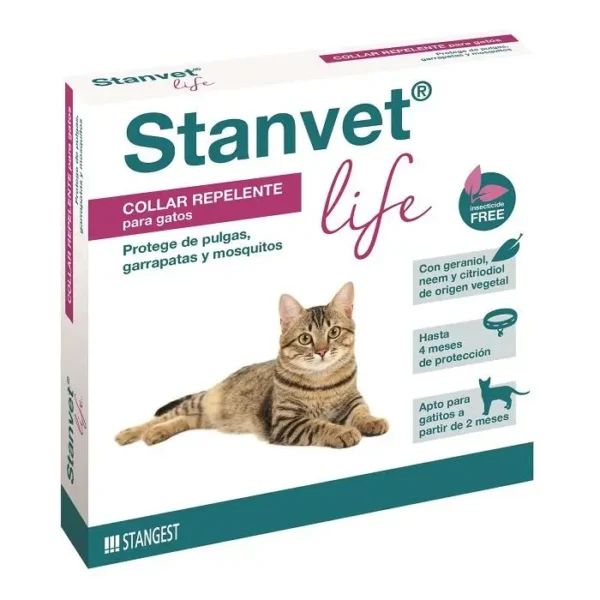 Collar stanvet life para gatos: protección y comodidad óptimas