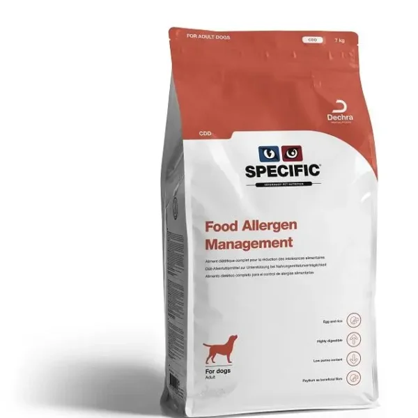 Alimento hipoalergénico para perros adultos specific cdd 7kg - manejo de alergias alimentarias