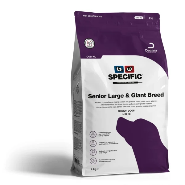 Alimento para perros senior de razas grandes specific canine cgd-xl 4kg