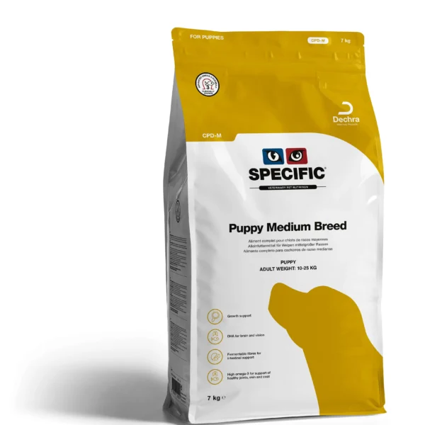 Specific Canine CPD-M Cibu per Cuccioli di Razza Media 4 kg - Nutrizione Ottimale è Sana