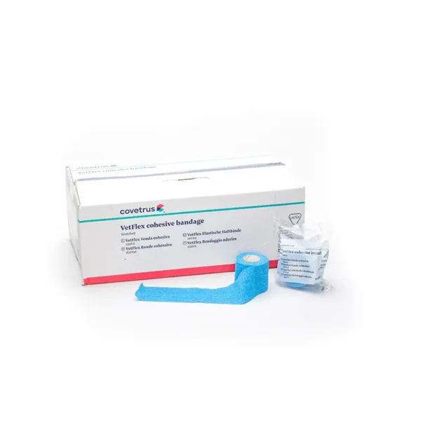 Venda cohesiva superior 7,5cmx4,5m azul covetrus