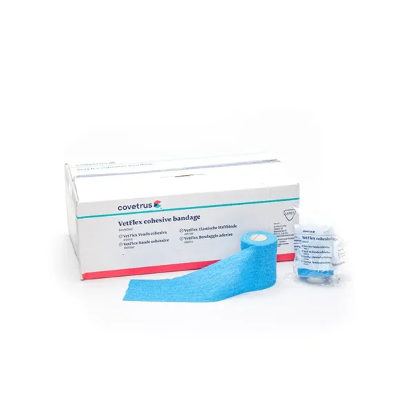Venda cohesiva superior 7,5cmx4,5m azul claro covetrus