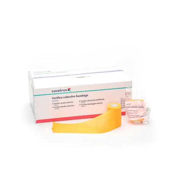 Venda cohesiva superior 7,5cmx4,5m naranja covetrus