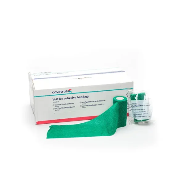 Venda cohesiva superior 10cmx4,5m verde covetrus