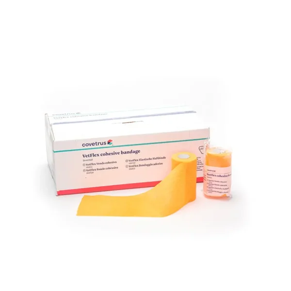Venda cohesiva superior 10cmx4,5m naranja covetrus