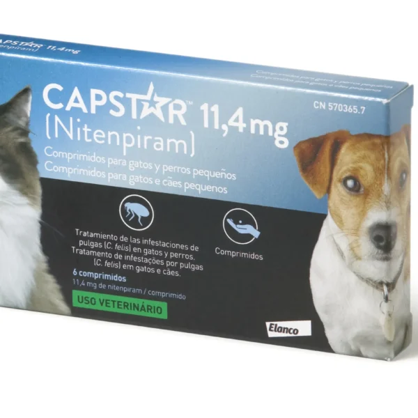 Capstar-11,45 6cpd 1-11kg perro/gato