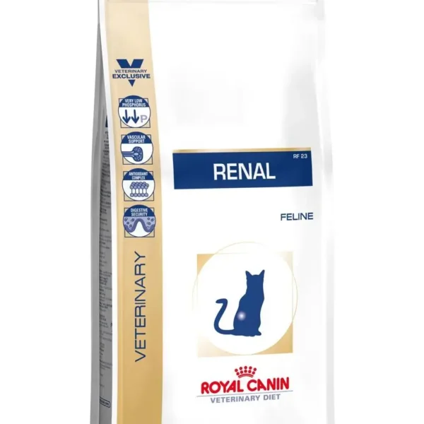 Pienso royal vet feline renal rf23 4kg: cuidado renal para gatos