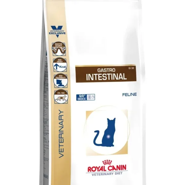 Pienso royal vet feline gastro intestinal gi32 4kg: salud digestiva óptima para gatos