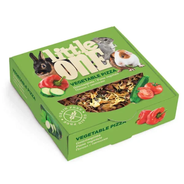 Littleone treat toy pizza de vegetales 6x55 gramos