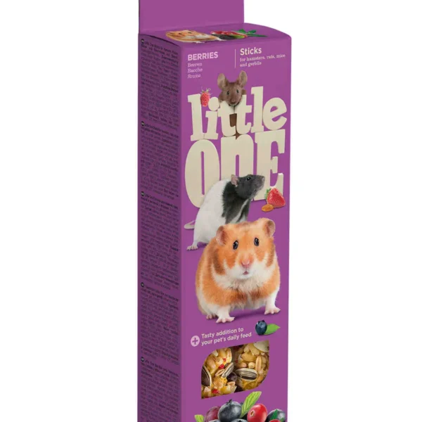 Пръчици Littleone с горски плодове, хамстер, плъх, мишки, джербили 8x120 грама