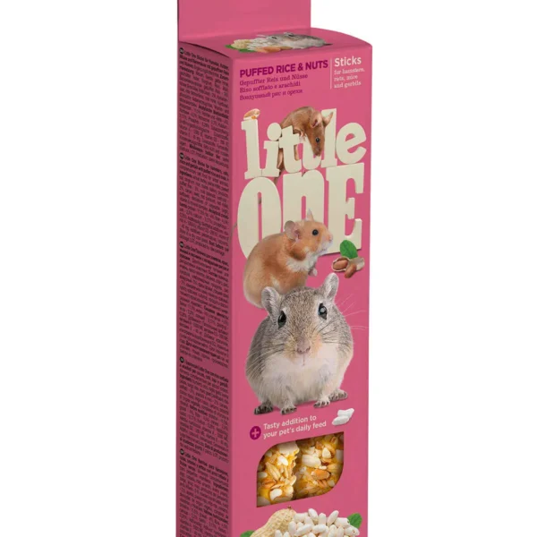 Оризови пръчици Littleone за сушени хамстери и плъхове 8x110 грама