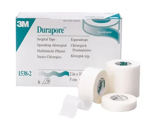 Esparadrapo durapore seda 2,5cmx9,14m caja 12uds 3m