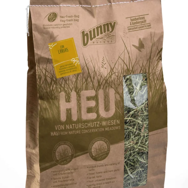 Bunny heno natural meadows larvas 250gr