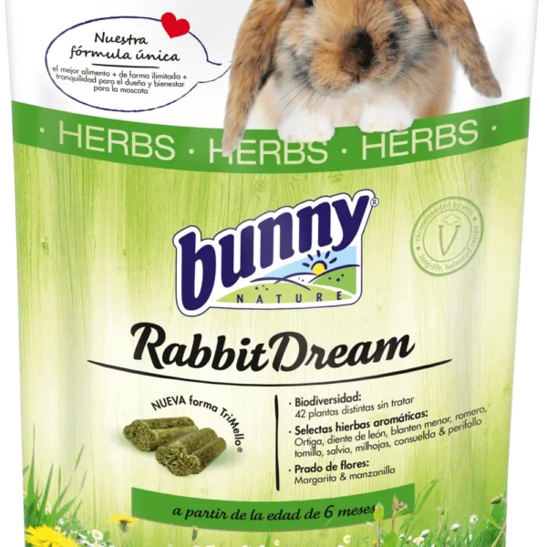 Bunny alimento sueno conejo enano hierbas 1.5kg