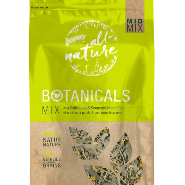 Bunny botanicals mix petalos equinacea y flor girasol 140 gramos