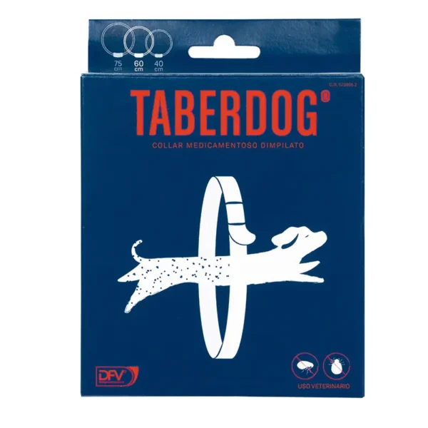 Collar medicamentoso taberdog dimpilato 60cm para perros - protección efectiva