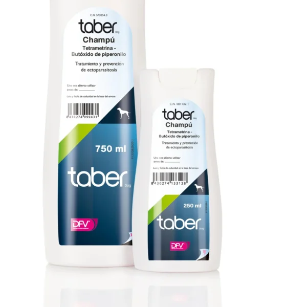 Taberdog champu tetrametrina butoxido de piperonilo 750ml