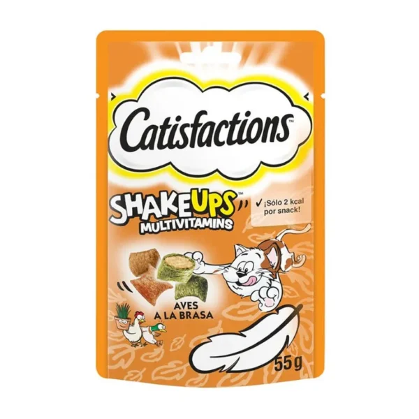 Catisfactions Shakeups Birds to the Witch 6x55g - Gesunde Katzensnacks