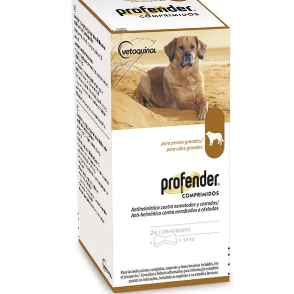 Profender perro 30kg 24cpd