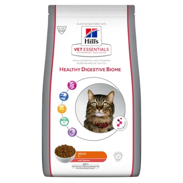 Hill's vetess feline adult healthy digest biome 1.5kg - alimento seco para gatos adultos con digestión saludable