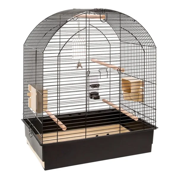 Ferplast jaula pajaro greta negro