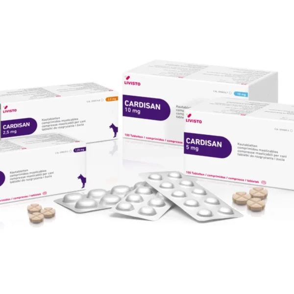 CARDISAN 1,25 MG 100 COMPRIMIDOS MASTICABLES PARA PERROS