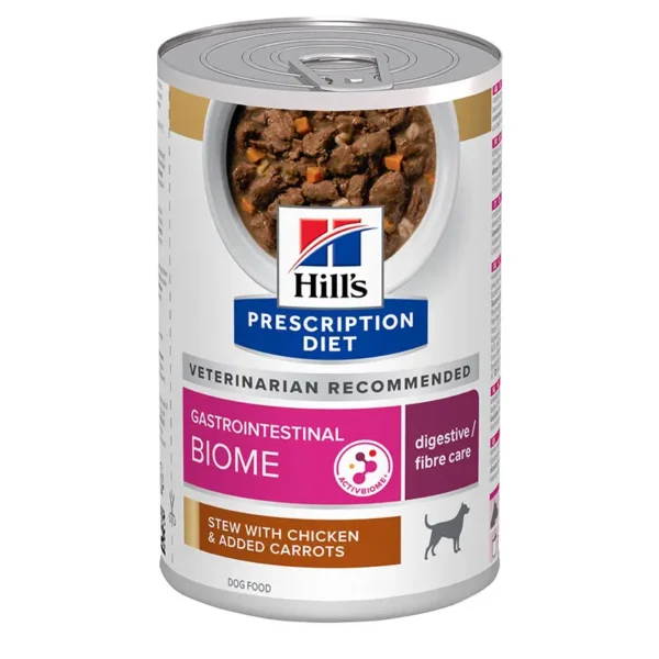 Hill's HPD Canine Gastroin Biome Chicken Stew 12x354g – Ittejjeb is-saħħa diġestiva tal-kelb tiegħek