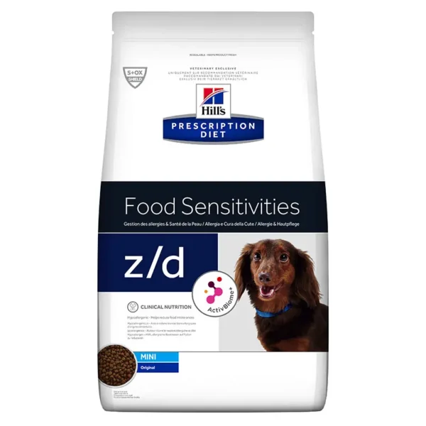 Compra hill’s hpd canine z/d mini 6kg: alimento hipoalergénico para perros pequeños