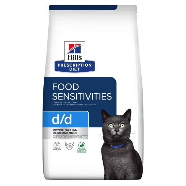 Compra hill’s hpd feline d/d pato 3kg: nutrición especializada para gatos