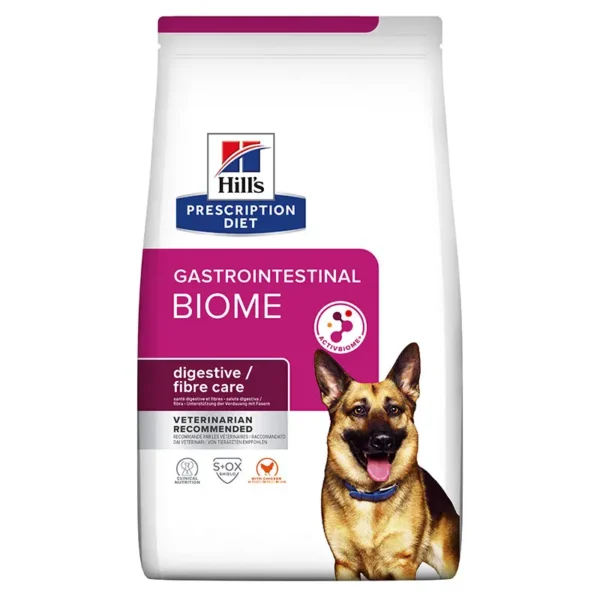 Pienso hill’s hpd canine gastrointestinal biome 4kg: salud digestiva óptima para perros